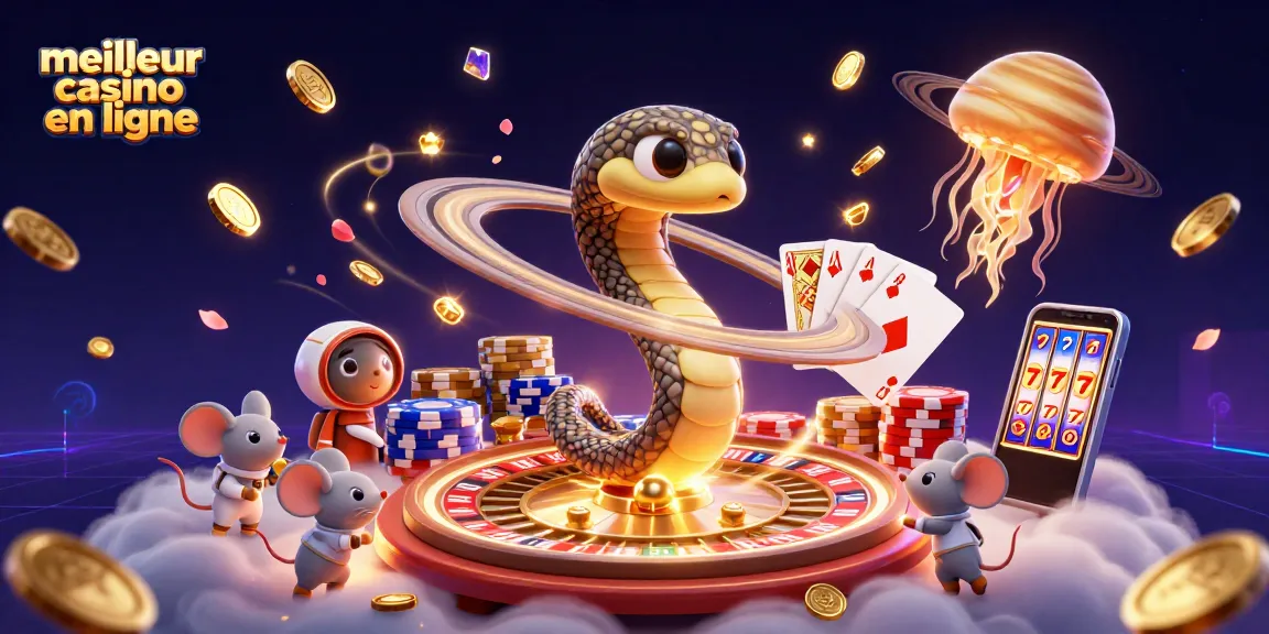 Faites l'expérience du meilleur casino en ligne avec nos astronautes pariant sur une roulette cosmique.