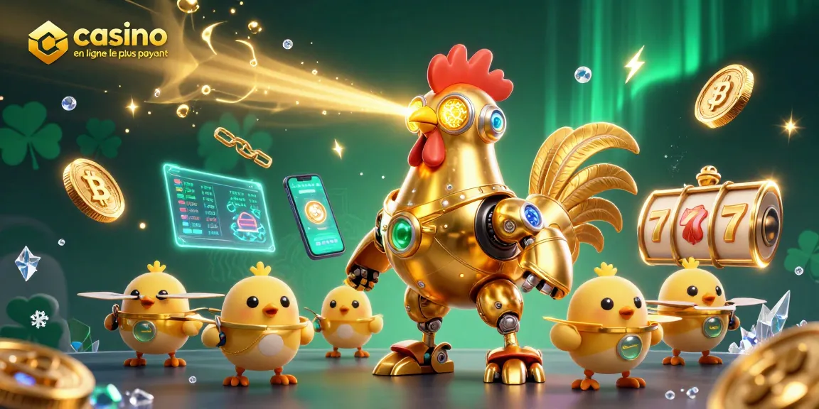 Plongez dans l'univers du casino en ligne le plus payant avec notre illustration dynamique.