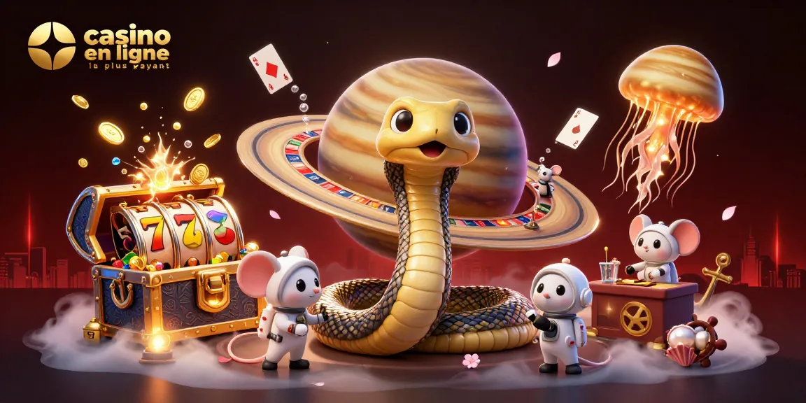Bettez sur le casino en ligne le plus payant, avec des astronautes souriants autour d'une roulette spatiale.