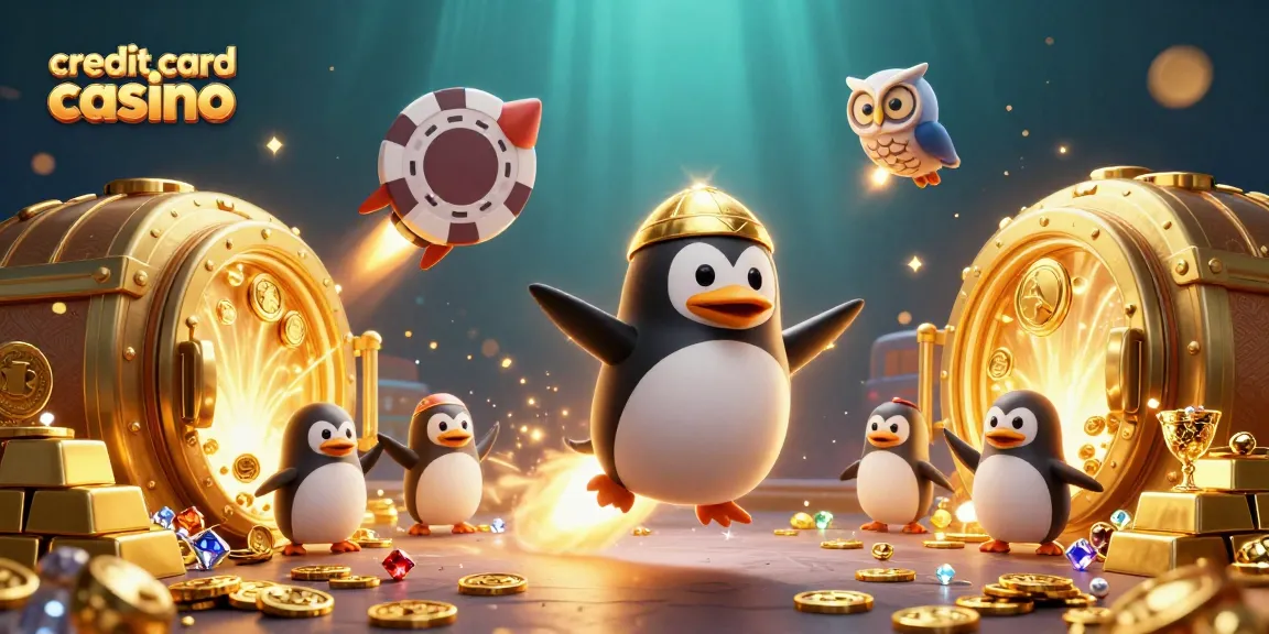 Experience thrilling action at a credit card casino with vibrant graphics and exciting rewards.