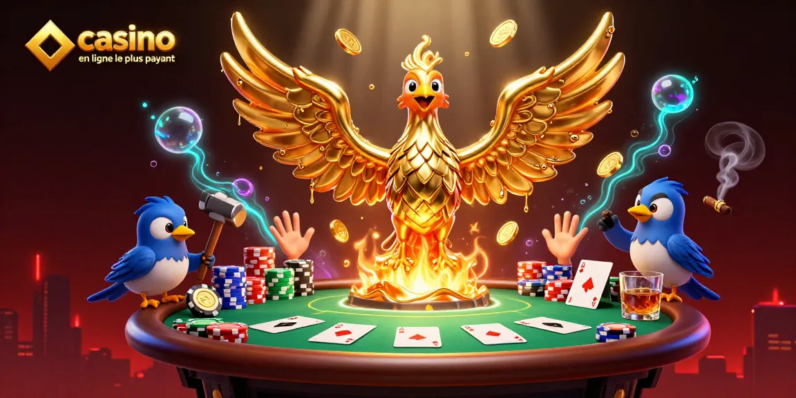 Inspirez-vous du casino en ligne le plus payant avec la magie d'un phoenix doré et une ambiance captivante.