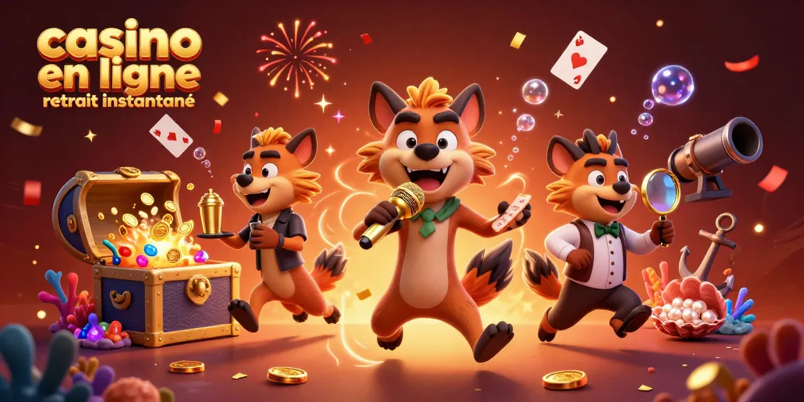 Profitez d'un casino en ligne avec retrait instantané, animations colorées et ambiance festive