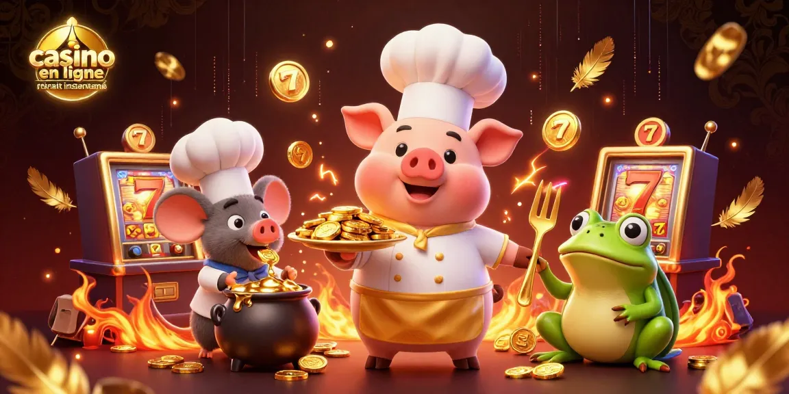 Tapant des gains instantanés avec un casino en ligne retrait instantané, pig chef et critiques visuels