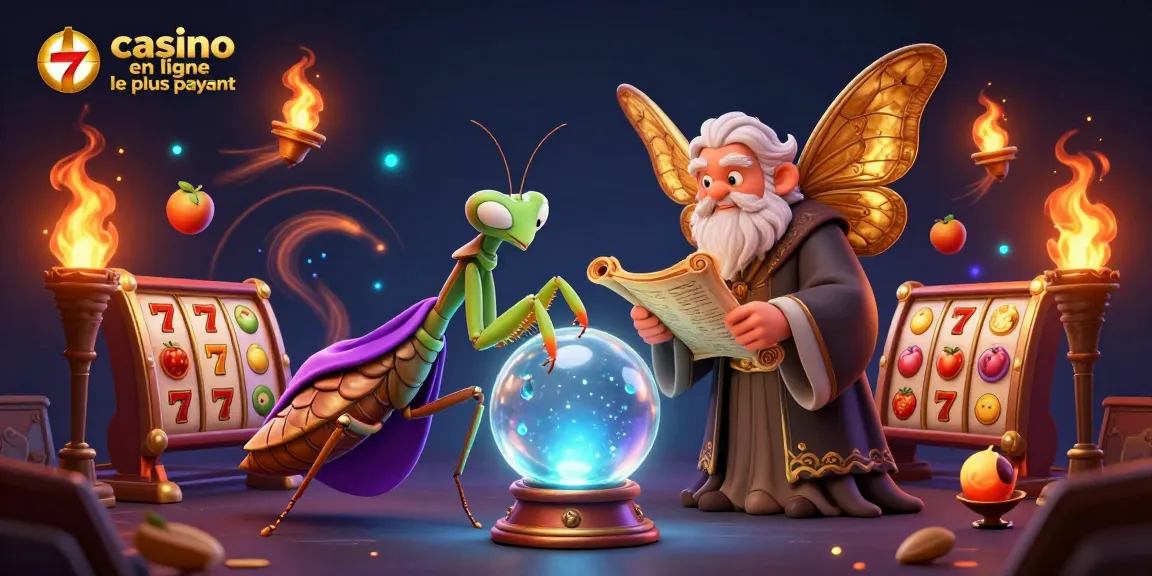 Jouer dans le casino en ligne le plus payant : illustration 3D d'un manchot et d'un hibou entourés de symboles de jackpots
